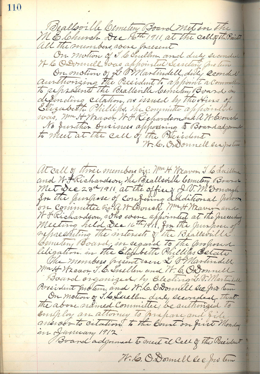 minute book